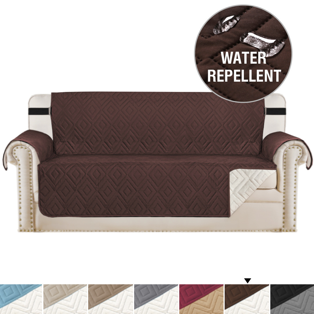 Recycled Grid Breathable Thickened Waterproof Pet Sofa Cushion - Image 8