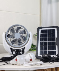 Solar Charging Emergency Fan With LED Lighting - Image 5
