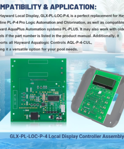 GLX-PL-LOC-P-4 Local Display Control Board Replacement for Hayward PL-P-4 Goldline Pro Logic Automation and Chlorination, for Aquaplus Automation Systems AQL-P-4-CUL - Image 5