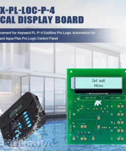 Alternative view of GLX-PL-LOC-P-4 Local Display Control Board Replacement for Hayward PL-P-4 Goldline Pro Logic Automation and Chlorination, for Aquaplus Automation Systems AQL-P-4-CUL